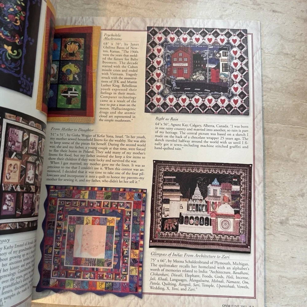 Quilter's Newsletter Magazine*‎ Vintage June 2004